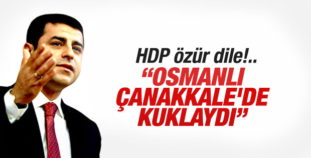 HDP'den Osmanlı'yı suçlayan Çanakkale mesajı