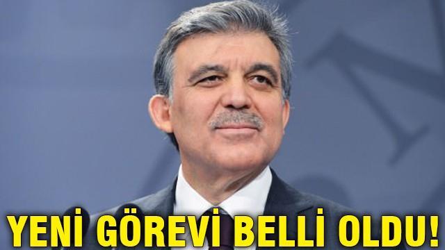 İşte Abdullah Gül'ün yeni görevi