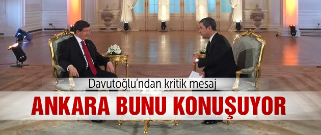 Davutoğlu'ndan başkanlık çıkışı!
