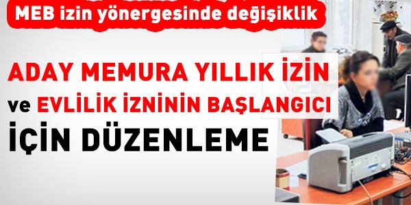MEB'den, evlilik izninin başlangıcı için düzenleme