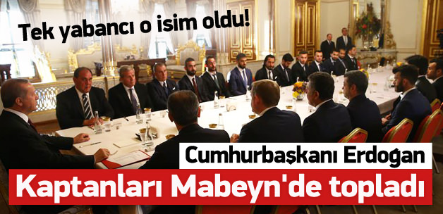 Kaptanlar Saray'da toplantı