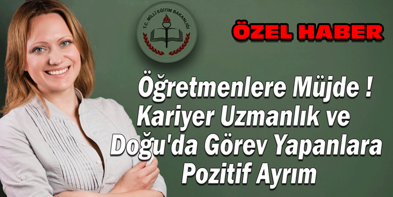 Öğretmenlere Uzmanlık Müjdesi!