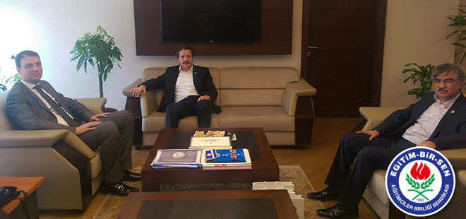 Eğitim-Bir-Sen'den KYK Genel Müdürü Aksu'yu ziyaret