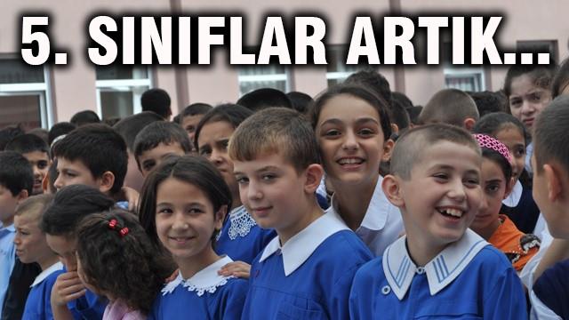 5’inci sınıflara hazırlık sürprizi