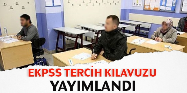 EKPSS tercih kılavuzu yayımlandı