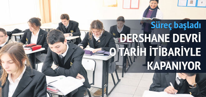 Dershane devri 5 ay sonra kapanıyor