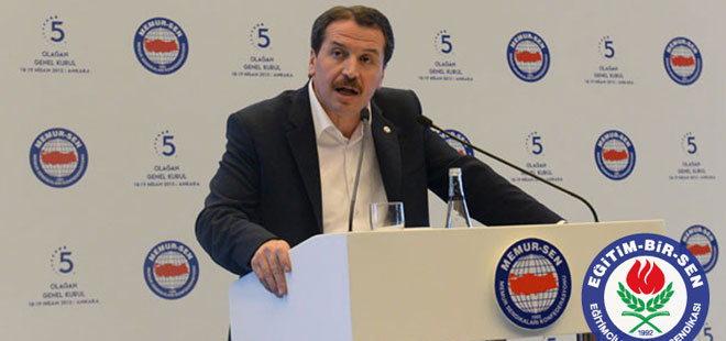 Ali Yalçın delegelere hitap etti