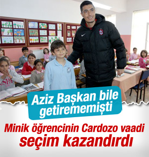 Cardozo vaadi minik öğrenciye seçim kazandırdı