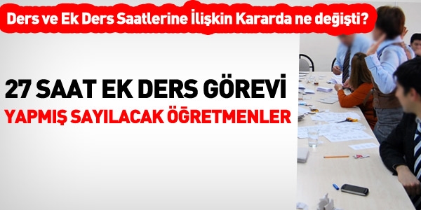 Soru hazırlayan öğretmene, 27 saat ek ders ücreti verilecek