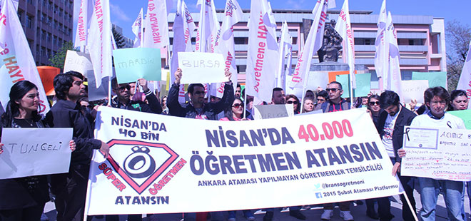 Ataması Yapılmayan Öğretmenler MEB Önünde!