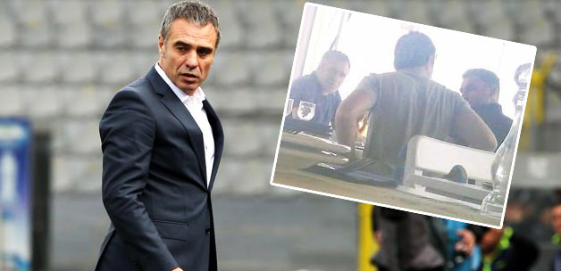 Yanal yıldız futbolcu ile görüşürken yakalandı