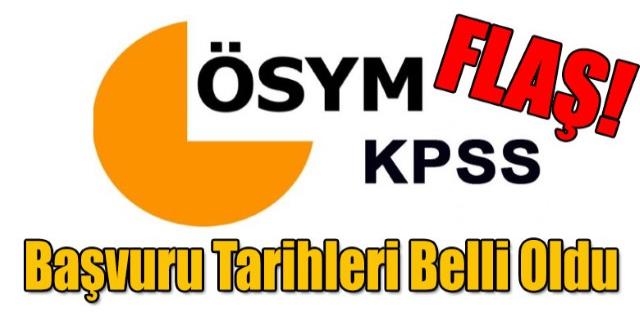 2015 KPSS Başvuru Tarihleri Belli Oldu
