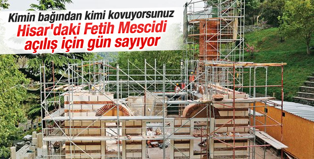 Rumelihisarı'ndaki mescit 29 Mayıs'ta açılacak