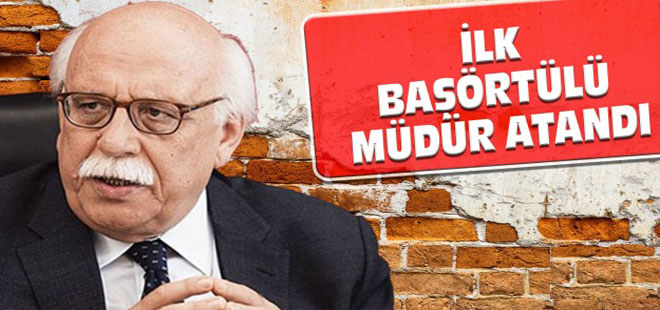 Milli Eğitim'de ilk başörtülü ilçe müdürü