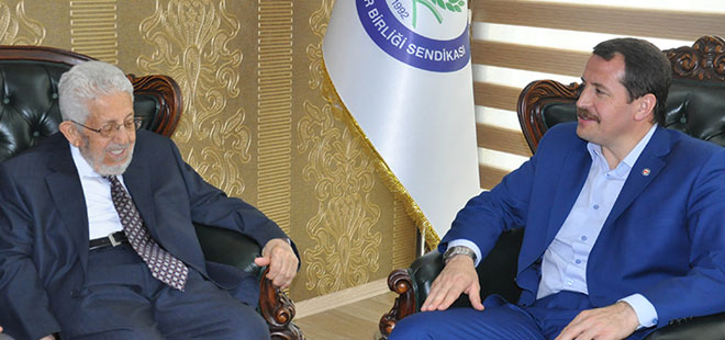 Recai Kutan'dan Ali Yalçın'a Ziyaret