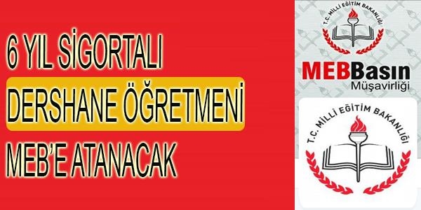 Dershane Öğretmenleri MEB'e Geçiyor