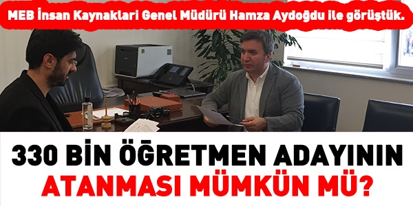 330 bin öğretmen adayının atanması mümkün mü?