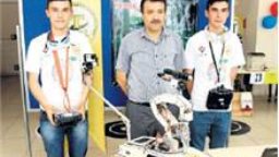 Meslek Lisesi'nden bomba imha robotu