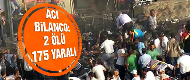 Diyarbakır'dan acı haber: 2 ölü 175 yaralı!