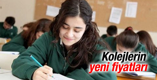 Kolejlerin yeni fiyat listesi