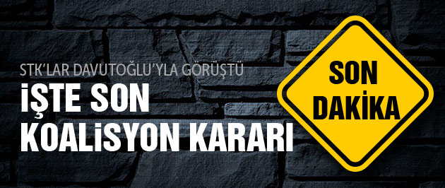 STK'ların koalisyon görüşü TOBB Başkanı açıkladı