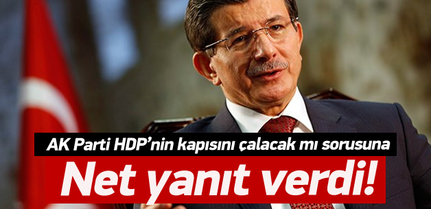 Davutoğlu'ndan flaş koalisyon açıklaması