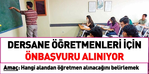 Dershane öğretmenleri için başvuru sayfası açıldı