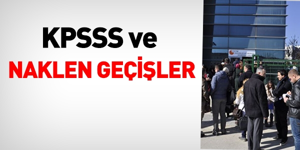 KPSS ve naklen geçişe dair sorular