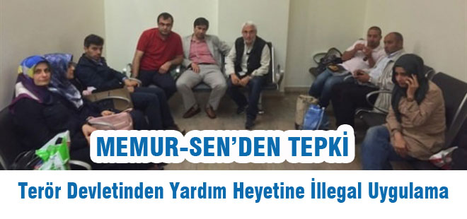 Terör Devletinden Memur-Sen'e İllegal Uygulama