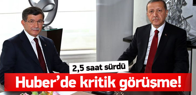 Erdoğan-Davutoğlu görüşmesi sona erdi