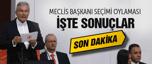 Yeni Meclis Başkanı kim olur? Oylama sonuçları