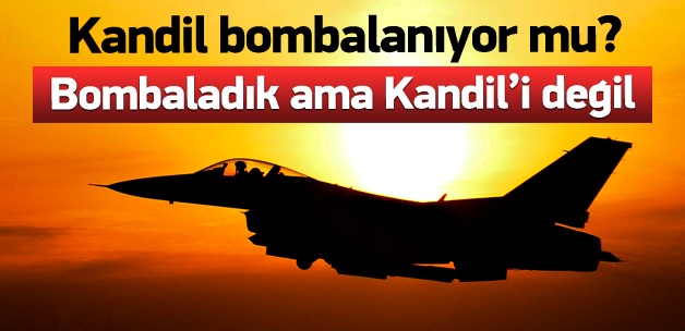 Kandil bombalandı iddialarına açıklama