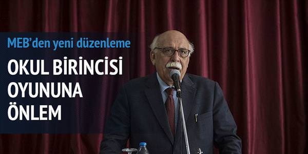 'Okul birincisi' oyununa önlem