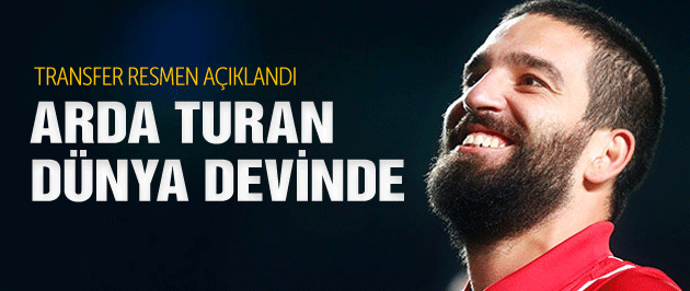 Arda Turan resmen Barcelona'da!