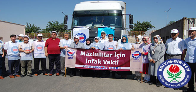 Memur-Sen'den Suriyeli Mültecilere Yardım