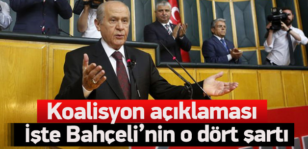 Bahçeli'den koalisyon açıklaması