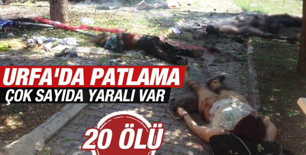 Suruç'ta büyük patlama: Ölü ve yaralılar var