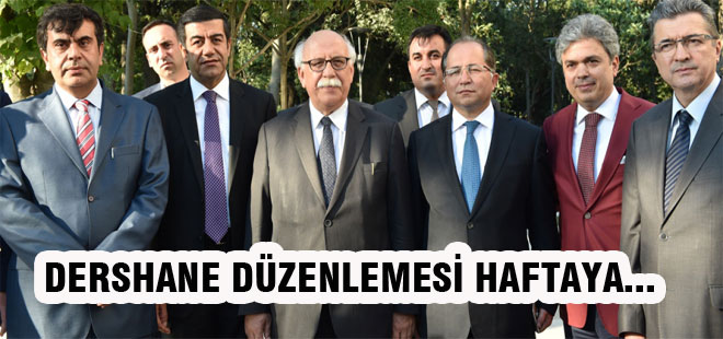 Dershane Düzenlemesi Haftaya Tamamlanacak