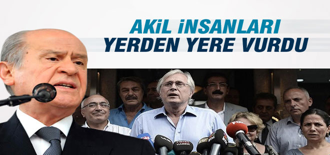 Bahçeli, Akil İnsanları Yerden Yere Vurdu