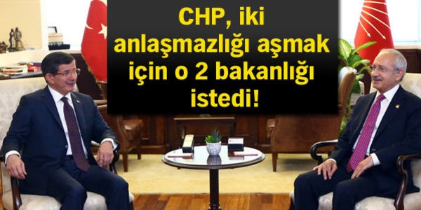 Bu iki 2 bakanlık bize bırakılırsa sorunlar aşılır