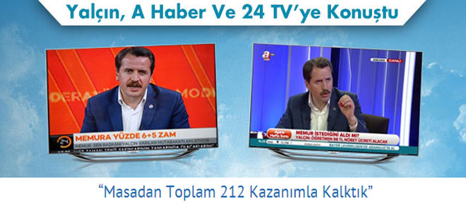 Ali Yalçın: Masadan 212 Kazanımla Kalktık