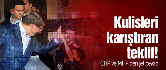 Davutoğlu'ndan Ankara'yı karıştıran teklif!