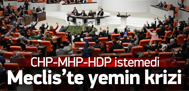 Mecliste Yemin Krizi