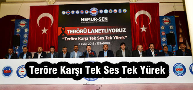Teröre Karşı Tek Ses Tek Yürek