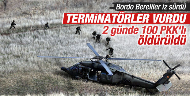 Bordo bereliler Kuzey Irak'a girdi