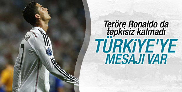 Ronaldo'dan Türkiye'ye mesaj var
