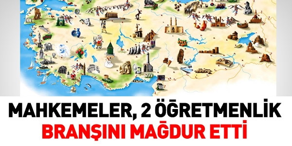 Mahkemeler, iki öğretmenlik branşını mağdur etti