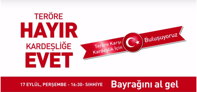 Teröre Hayır Kardeşliğe Evet Kamu Spotu