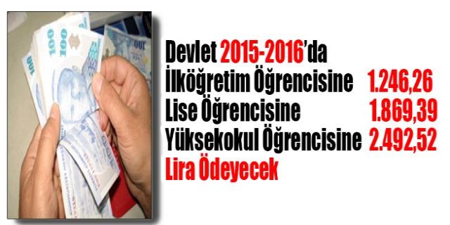 Eğitim ve öğretim yardım tutarları açıklandı