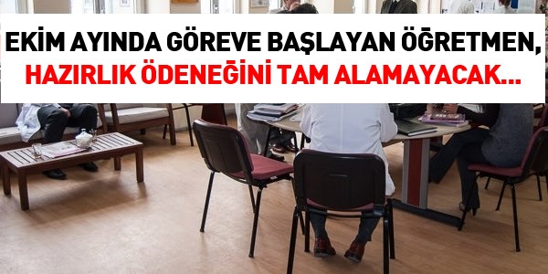 Ekim'de başlayan, hazırlık ödeneğini tam alamaz